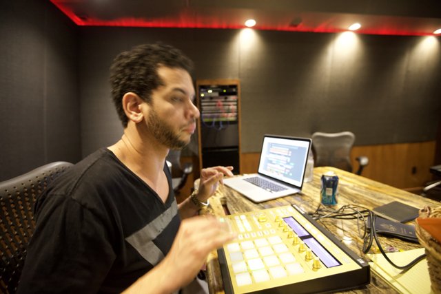 Marc Kinchen in the Recording Studio