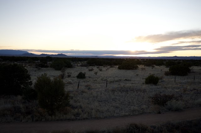 Desert Twilight Over New Mexico High Plains