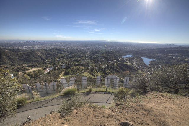 Hollywood Sign Trail View