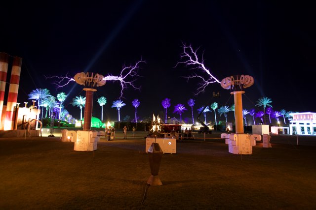 Electric Palm Trees