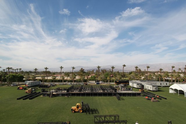 Coachella Stage in the Vast Field