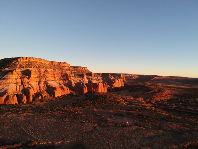 Red Rock Plateau Sunset