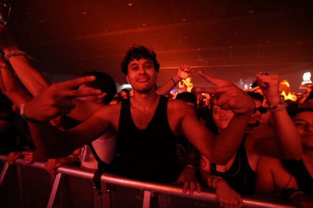 Euphoric Fan at the Barricade, Wobbleland 2026