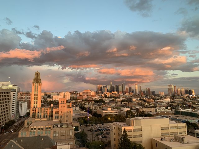 LA's Glowing Skyline