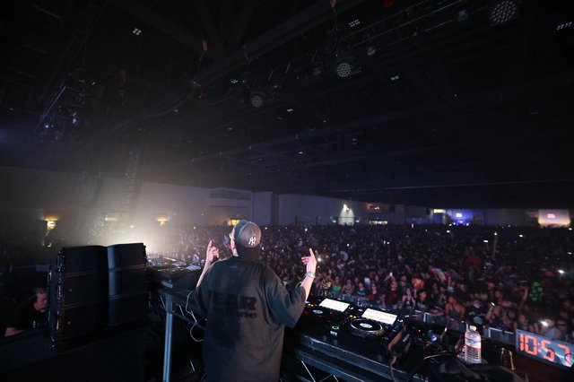 DJ Commands Massive Indoor Festival Crowd at Wobbleland