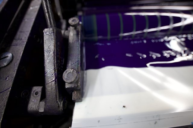 Purple Ink Printing Machine