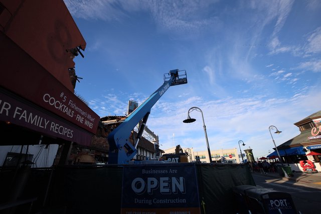 Urban Demolition and Reconstruction in Progress