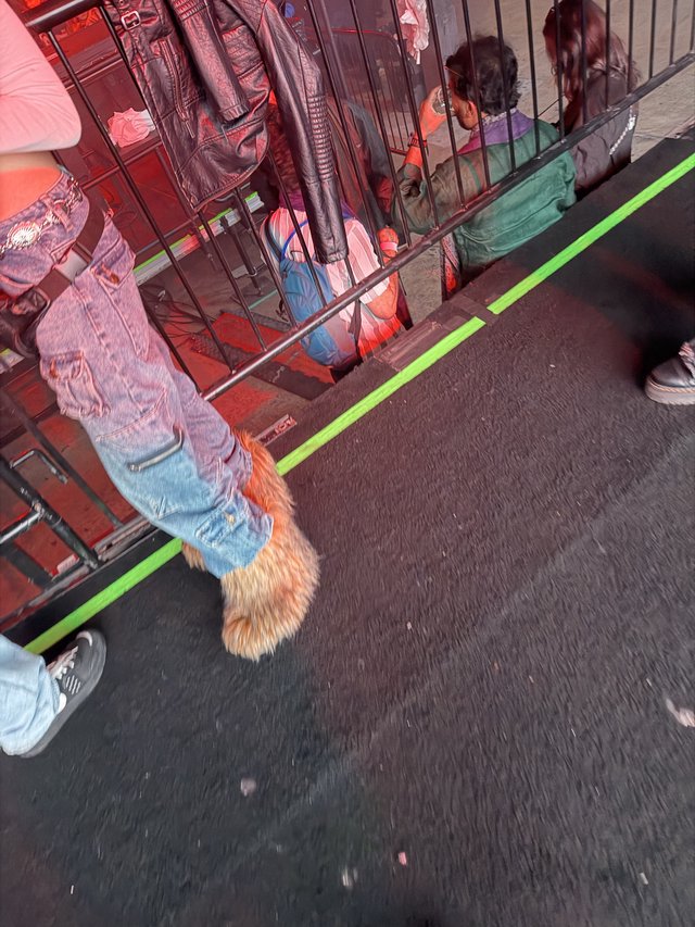 Colorful Rave Fashion at Electronic Music Event