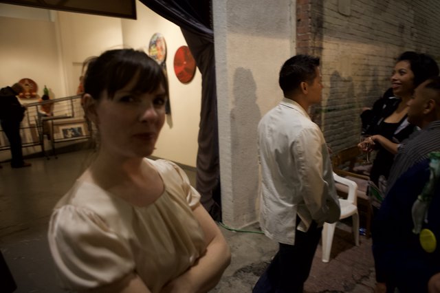 Evening Art Gallery Wine Party Social Gathering