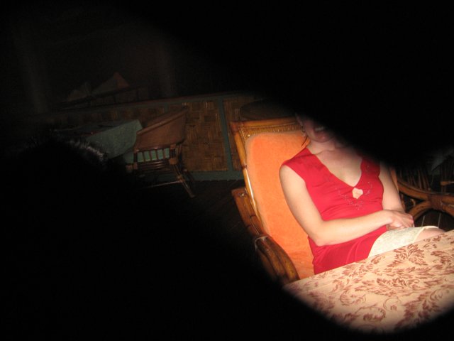 Lady in Red Chair