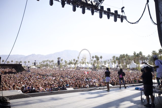 Crowd Jamming to Live Music at Coachella 2012