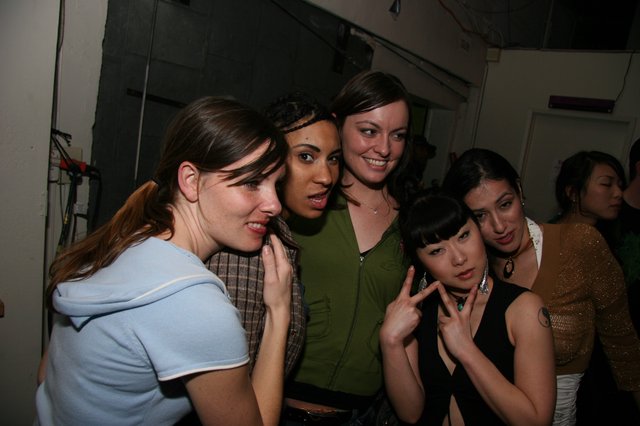 Five Friends Celebrate New Year's Eve 2005 Together