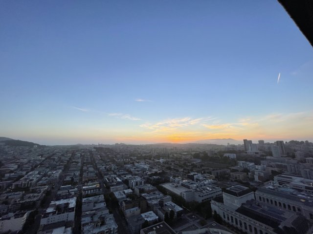Cityscape at Sunset