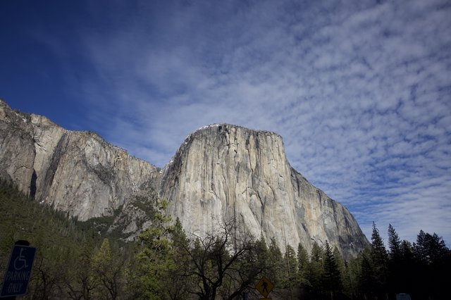 El Capitan's Majestic Granite Face in Yosemite Valley