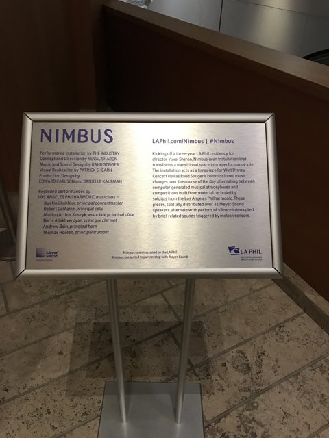 Nimbus Information Plaque