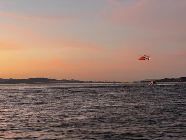 Sunset Flight over the San Francisco Bay