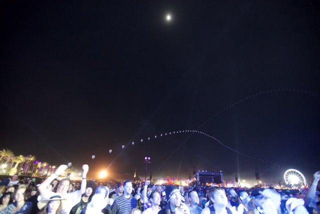 Moonlit Concert with a Kite