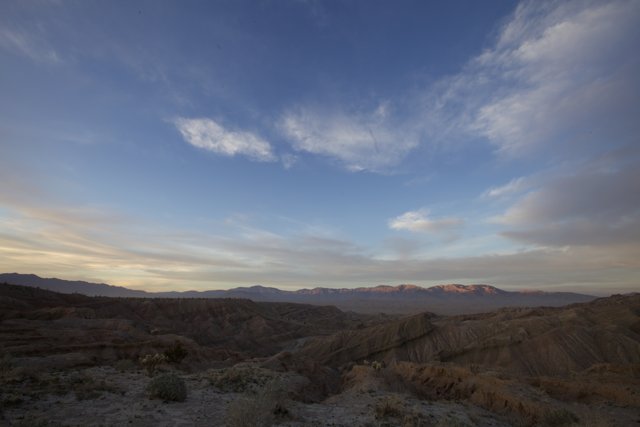 Serene Sunset in Death Valley