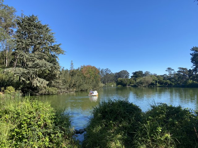 Tranquil Canoe Ride in Golden Gate Park