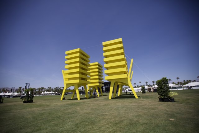 Sunny Skies and a Bold Sculpture