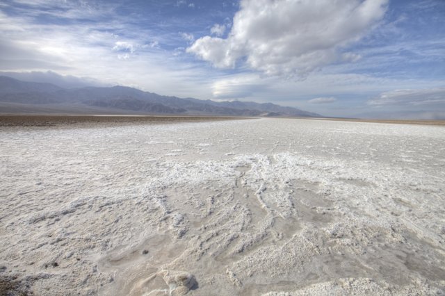 Serene Beauty of Death Valley Salt Flats