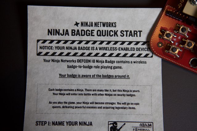 Ninja Badge Quick Start Guide
