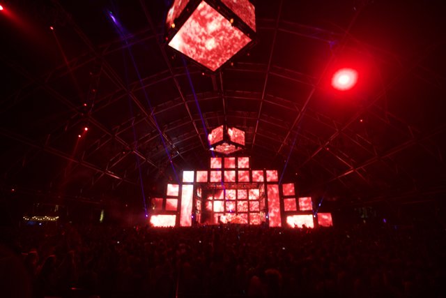 Red Cube Stage at Coachella 2013