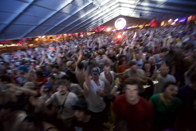 Jam-packed Audience at Coachella Music Festival