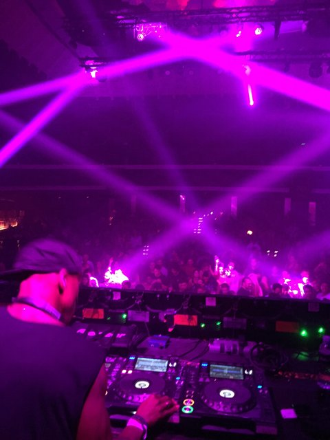 Purple Haze on the Nightclub Stage