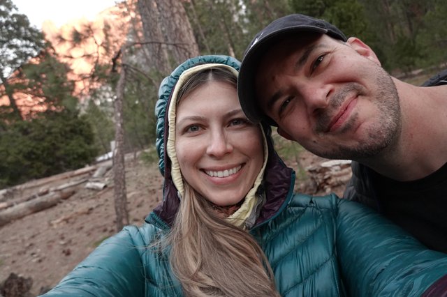 Couple's Selfie During Outdoor Adventure