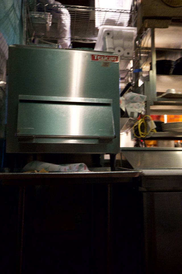 Commercial Kitchen Dishwashing Station in Operation