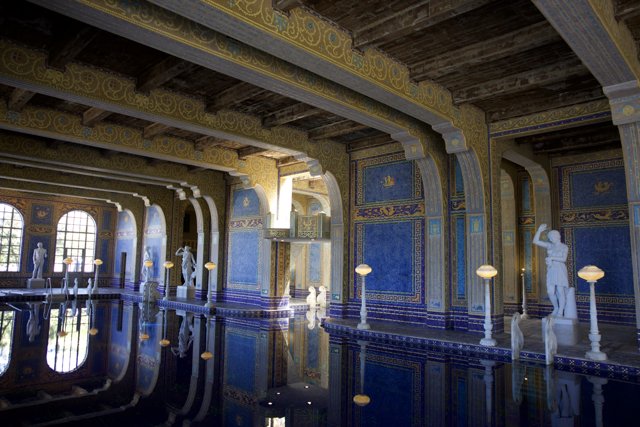Enchanting Reflections at Hearst Castle