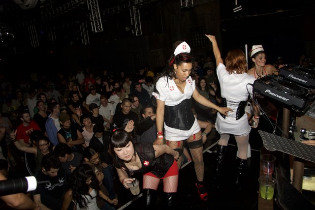 Funky Nurses on the Dance Floor