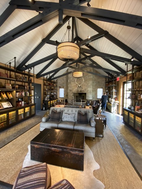The Cozy Library at the Winery