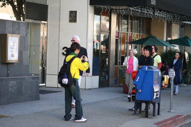 Yellow Jacket Man in Little Tokyo