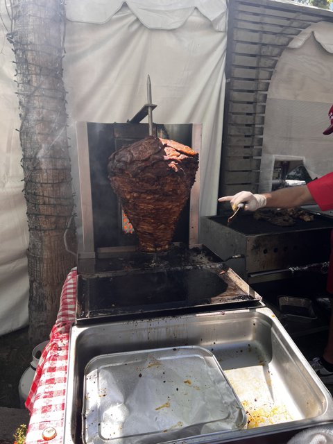 Grilling up a Burrito Feast