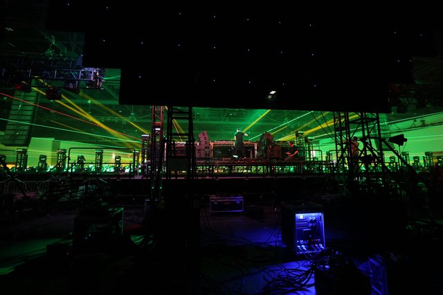 Green Laser Light Show at Wobbleland Festival 2026