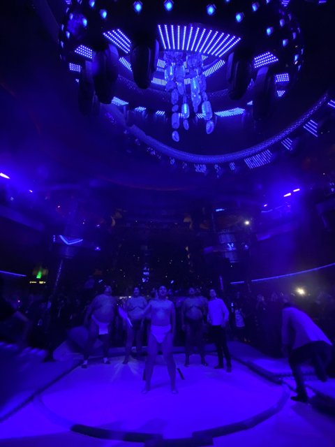 A Nightclub Crowd Enjoys the Stage