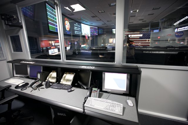 Mission Control Center Command Desk