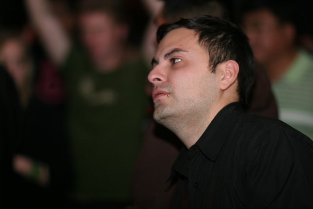 Rodolfo Valente in Black Shirt