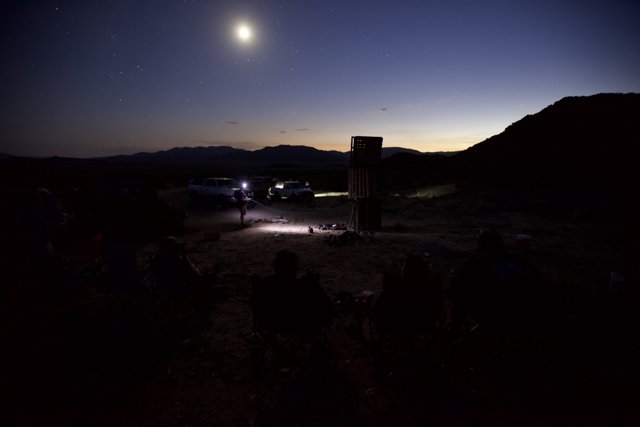Moonlit Night in the Desert