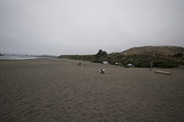 Foggy Father's Day Beach Camping on the California Coast