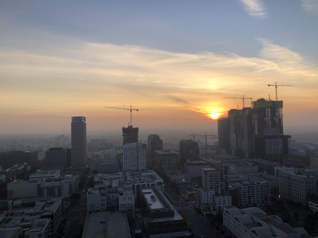 Cityscape at Sunrise