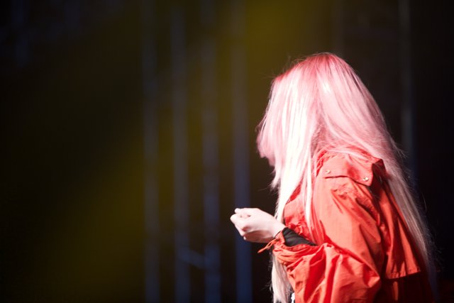 Pink-haired Performer