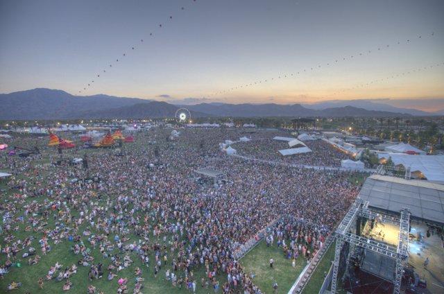 Concert Crowd Takes Over Coachella