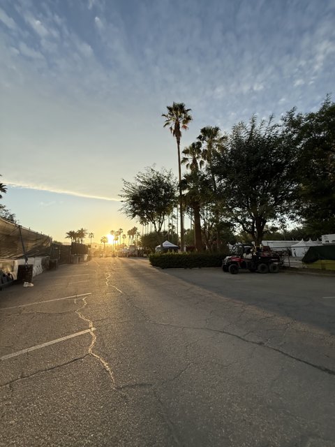 Urban Sunset Serenity