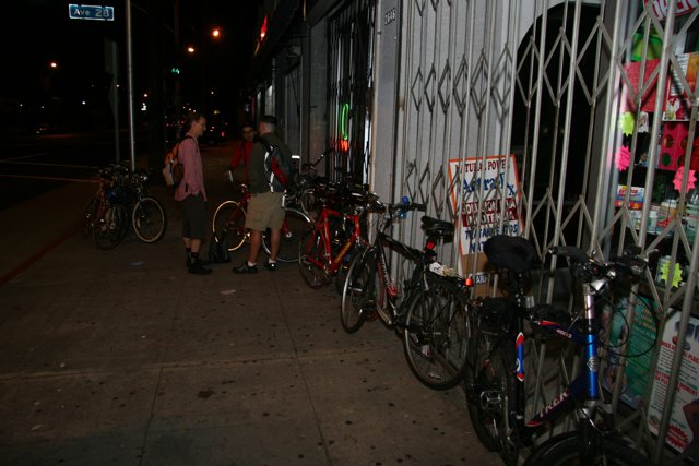 Nighttime Bikers