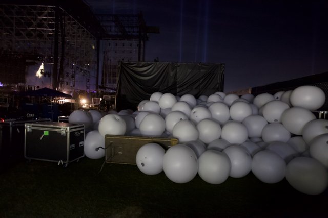 Illuminated Spheres at Coachella 2011