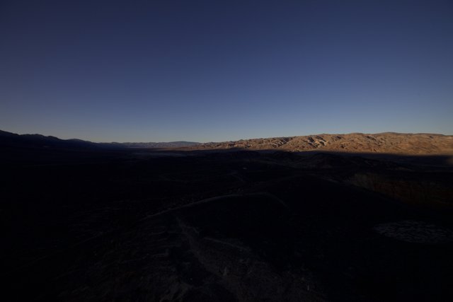 Majestic Sunset over Death Valley Mountains