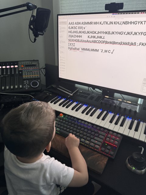 Young Composer at Work